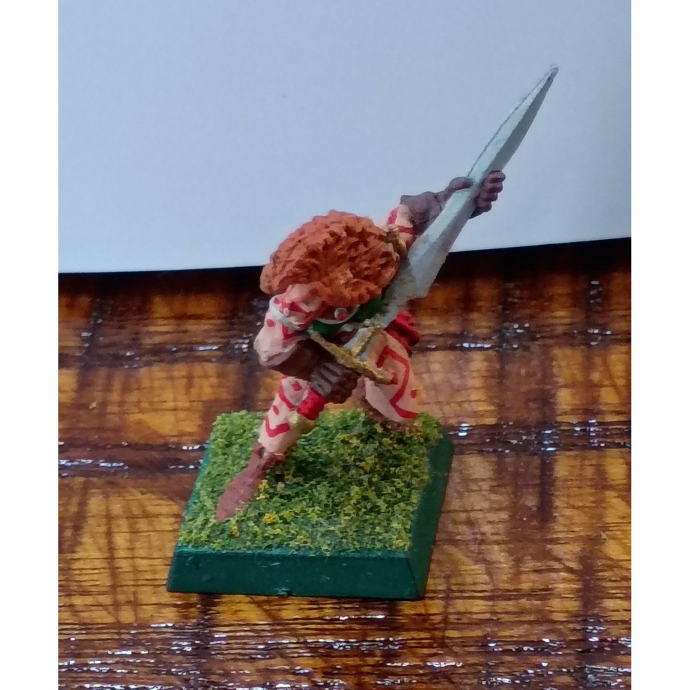 Vintage 1984 Warhammer Citadel Metal Miniature‎ Wardancer Greatsword Painted GW